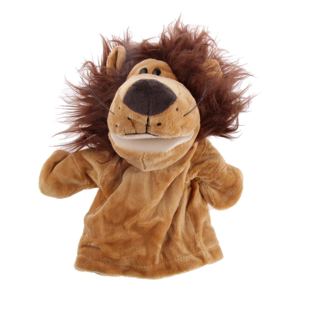 PATPAT Magideal Hand Puppet Animals Toy Lions PATPAT Magideal Hand Puppet Animals Toy Lions